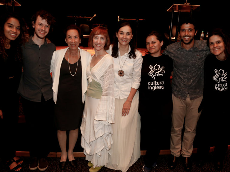 [Reading 2017] - Nathália Ernesto, Thomas Huszár, Professora Munira Mutran, Cherise Silvestri, Lígia Cortez, Carol Faria, Fabiano Lodi, Fernanda Tonoli